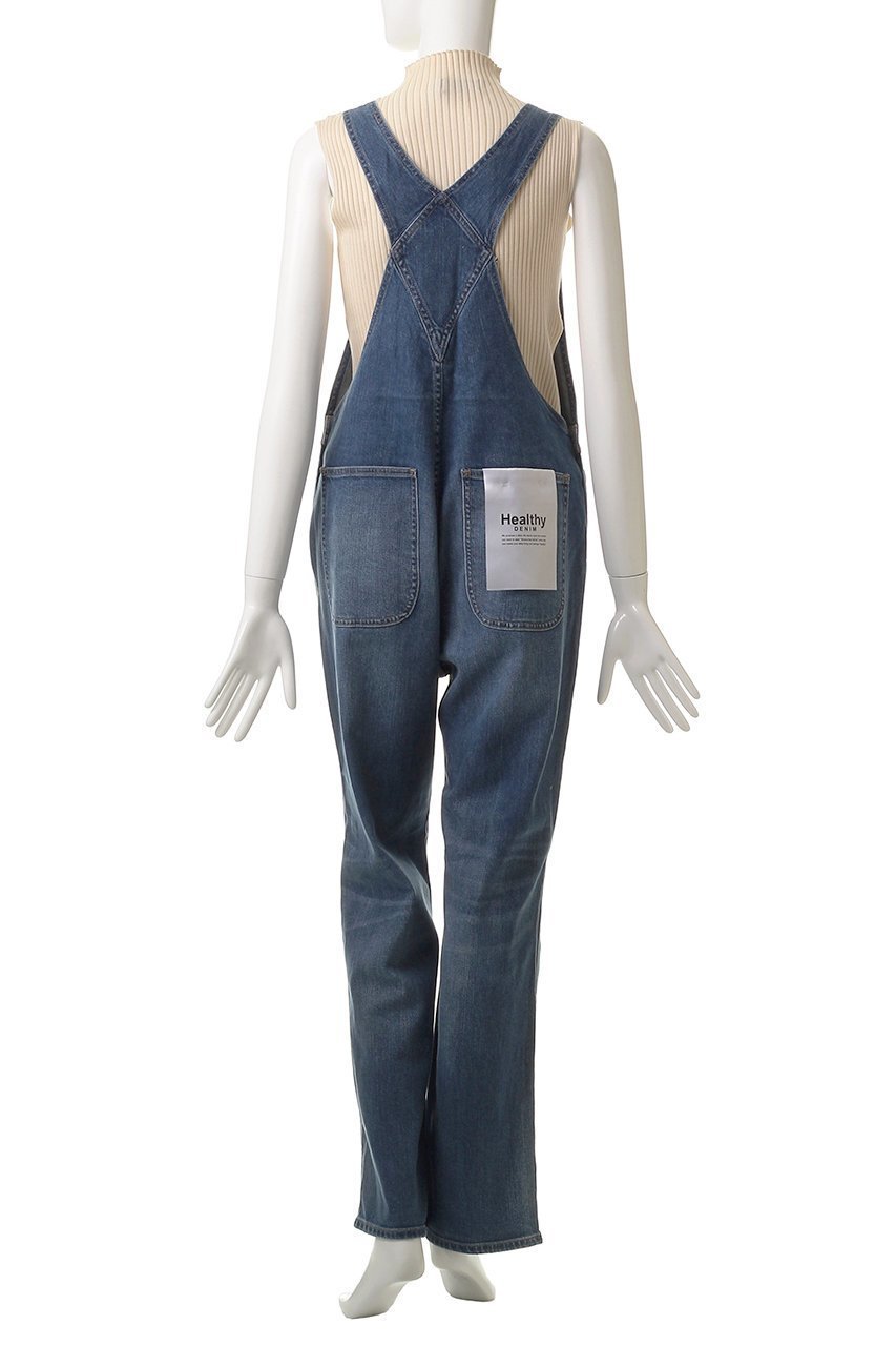 【ヘルシーデニム/Healthy Denim】のCauliflower サロペット 人気、トレンドファッション・服の通販 founy(ファニー) 　ファッション　Fashion　レディースファッション　Fashion for Women　パンツ　Pants & Trousers　サロペット　Overalls, Salopette　ストレート　Straight, Straight Cut　バランス　Balance, Style Balance　ボトム　Bottoms, Lower Wear　ルーズ　Loose, Oversized　定番　Standard, Basic Item　other-4|ID: prp329100004576616 ipo3291000000035003535