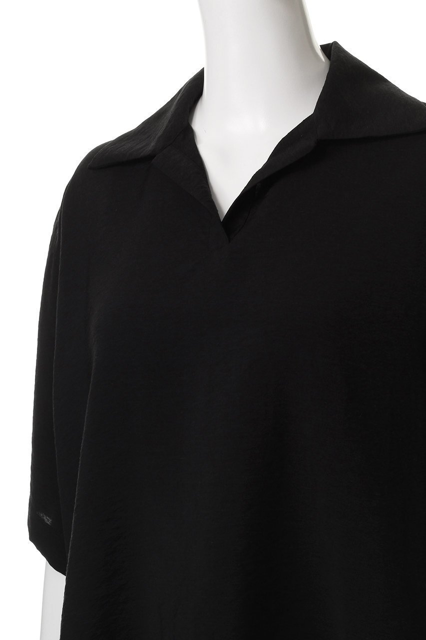 【フローレント/FLORENT】のオープンカラー ブラウス 人気、トレンドファッション・服の通販 founy(ファニー) 　ファッション　Fashion　レディースファッション　Fashion for Women　トップス・カットソー　Cut & Sew Tops　シャツ・ブラウス・オフィスカジュアル　Elegant Blouses & Button-Ups　ショート　Short, Short Length　スリーブ　Sleeve, Long Sleeve / Short Sleeve　センター　Center, Center Line　タンブラー　Tumbler, Travel Mug　ワイド　Wide, Wide Fit　エレガント 上品　Elegant　other-5|ID: prp329100004576620 ipo3291000000036080956