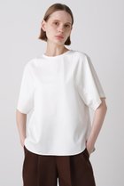 【ヒューエルミュージアム/hueLe Museum】の【hLM】ベアスムースカットソー 人気、トレンドファッション・服の通販 founy(ファニー) ファッション Fashion レディースファッション Fashion for Women トップス・カットソー Cut & Sew Tops シャツ・ブラウス・オフィスカジュアル Elegant Blouses & Button-Ups ロングTシャツ・Tシャツ Longline T-Shirts & Tees カットソー・ベーシックTシャツ Cut-and-Sewn Tops / Stretch Tees & Basics ショート Short, Short Length シンプル Simple, Minimal スリーブ Sleeve, Long Sleeve / Short Sleeve フレア Flare, Flared ベーシック Basic, Essential thumbnail ホワイト|ID: prp329100004576623 ipo3291000000032812042