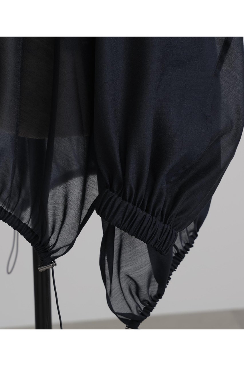 【ヒューエルミュージアム/hueLe Museum】の【hLM】シアーオーガンジーシャツジャケット 人気、トレンドファッション・服の通販 founy(ファニー) 　ファッション　Fashion　レディースファッション　Fashion for Women　アウター　Coat / Outerwear Collection　レディースジャケット・軽アウター　Jackets　オーガンジー　Organza Fabric　カーディガン　Cardigan, Knitwear　コンパクト　Compact, Small Size　ジップ　Zip, Zipper　ジャケット　Jacket, Outerwear　ドローストリング　Drawstring, Pull Cord　ブルゾン　Blouson, Bomber Jacket　エレガント 上品　Elegant　other-6|ID: prp329100004576625 ipo3291000000036922875