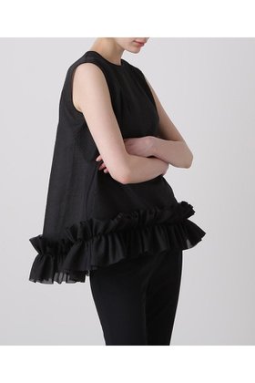 【ヒューエルミュージアム/hueLe Museum】 【hLM】シルキーオーガンジーブラウス人気、トレンドファッション・服の通販 founy(ファニー) ファッション Fashion レディースファッション WOMEN トップス・カットソー Tops/Tshirt キャミソール / ノースリーブ No Sleeves シャツ/ブラウス Shirts/Blouses オーガンジー Organdy ギャザー Gather シアー Sheer シルク Silk シンプル Simple ノースリーブ No Sleeve エレガント 上品 Elegant NEW・新作・新着・新入荷 New Arrivals 軽量 Lightweight |ID:prp329100004576629