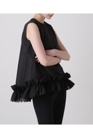 【ヒューエルミュージアム/hueLe Museum】の【hLM】シルキーオーガンジーブラウス 人気、トレンドファッション・服の通販 founy(ファニー) ファッション Fashion レディースファッション Ladies' Fashion Online トップス・カットソー Tops/Tshirt キャミソール / ノースリーブ No Sleeves シャツ/ブラウス Shirts/Blouses ロング / Tシャツ T-Shirts カットソー Cut and Sewn オーガンジー Organdy キャミソール Camisole ギャザー Gather シアー Sheer シルク Silk シンプル Simple タンク Tank エレガント 上品 Elegant 軽量 Lightweight |ID:prp329100004576629