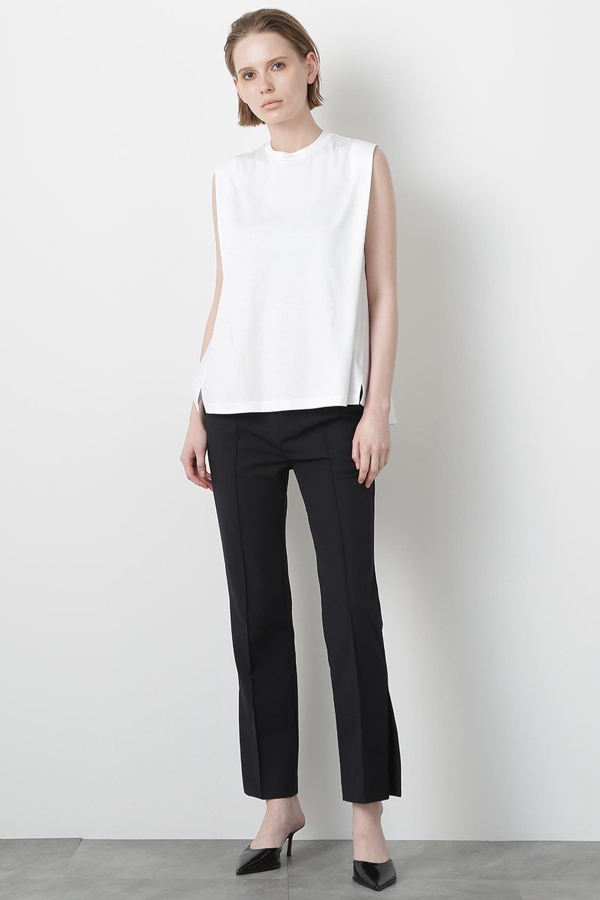【ヒューエルミュージアム/hueLe Museum】の【STUMBLY】Back Peplum Jersey 人気、トレンドファッション・服の通販 founy(ファニー) 　ファッション　Fashion　レディースファッション　Fashion for Women　トップス・カットソー　Cut & Sew Tops　キャミソール&ノースリーブ　Camisoles & Sleeveless Tops　シャツ・ブラウス・オフィスカジュアル　Elegant Blouses & Button-Ups　ロングTシャツ・Tシャツ　Longline T-Shirts & Tees　カットソー・ベーシックTシャツ　Cut-and-Sewn Tops / Stretch Tees & Basics　キャミソール　Camisole, Spaghetti Strap Top　タンク　Tank Top, Sleeveless Top　ノースリーブ　Sleeveless, No-Sleeve　ペプラム　Peplum, Flared Hem　人気　Popular, Best Seller　夏　Summer　定番　Standard, Basic Item　other-3|ID: prp329100004576630 ipo3291000000032812093