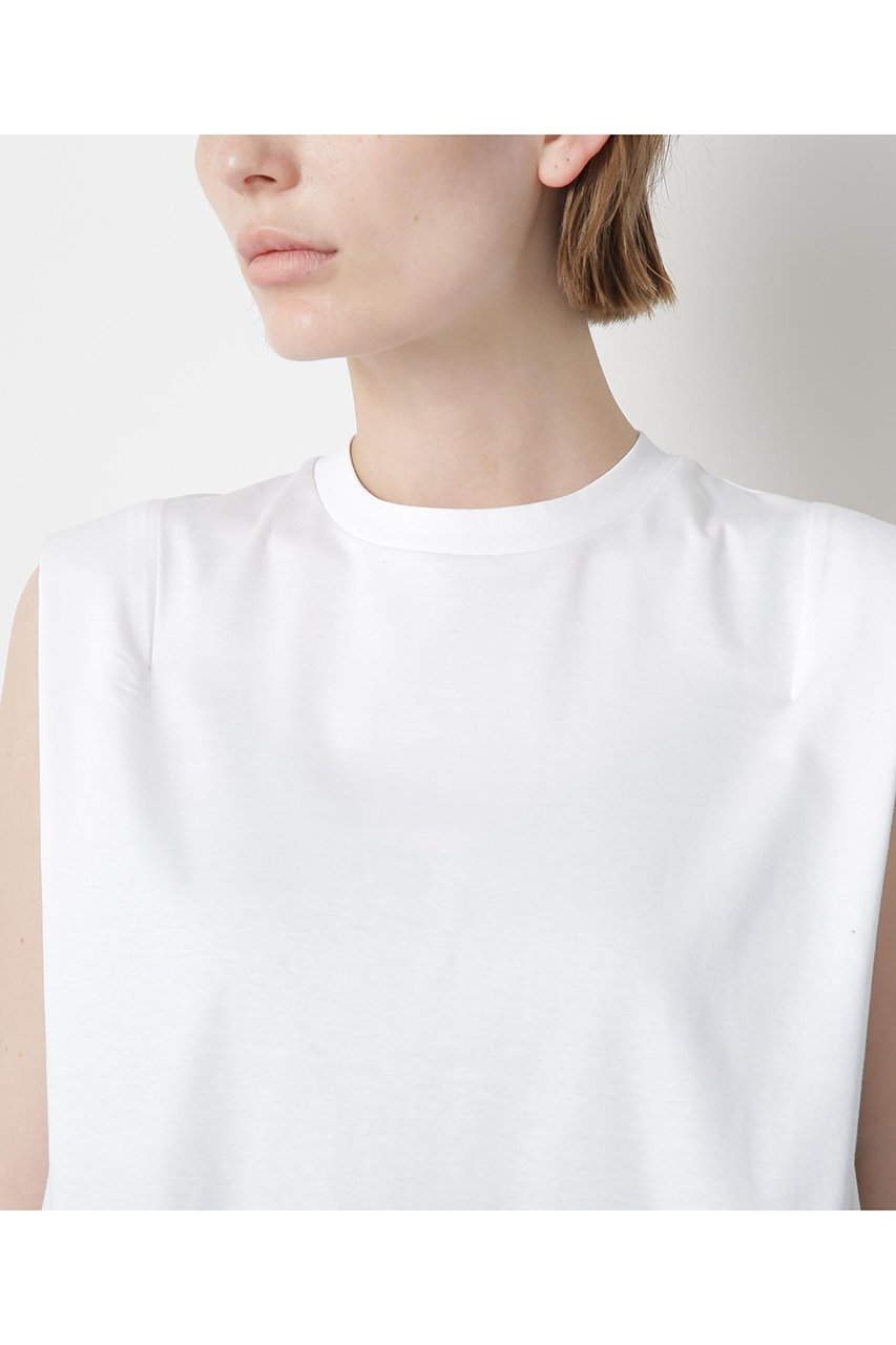 【ヒューエルミュージアム/hueLe Museum】の【STUMBLY】Back Peplum Jersey 人気、トレンドファッション・服の通販 founy(ファニー) 　ファッション　Fashion　レディースファッション　Fashion for Women　トップス・カットソー　Cut & Sew Tops　キャミソール&ノースリーブ　Camisoles & Sleeveless Tops　シャツ・ブラウス・オフィスカジュアル　Elegant Blouses & Button-Ups　ロングTシャツ・Tシャツ　Longline T-Shirts & Tees　カットソー・ベーシックTシャツ　Cut-and-Sewn Tops / Stretch Tees & Basics　キャミソール　Camisole, Spaghetti Strap Top　タンク　Tank Top, Sleeveless Top　ノースリーブ　Sleeveless, No-Sleeve　ペプラム　Peplum, Flared Hem　人気　Popular, Best Seller　夏　Summer　定番　Standard, Basic Item　other-6|ID: prp329100004576630 ipo3291000000032812096