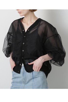 【ヒューエルミュージアム/hueLe Museum】 【STUMBLY】Tulle Organdy Cardigan Blouse人気、トレンドファッション・服の通販 founy(ファニー) ファッション Fashion レディースファッション WOMEN トップス・カットソー Tops/Tshirt カーディガン Cardigans シャツ/ブラウス Shirts/Blouses オーガンジー Organdy カーディガン Cardigan ギャザー Gather シンプル Simple スリーブ Sleeve チュール Tulle ロング Long 夏 Summer NEW・新作・新着・新入荷 New Arrivals 春 Spring S/S・春夏 Ss・Spring/Summer |ID:prp329100004576633