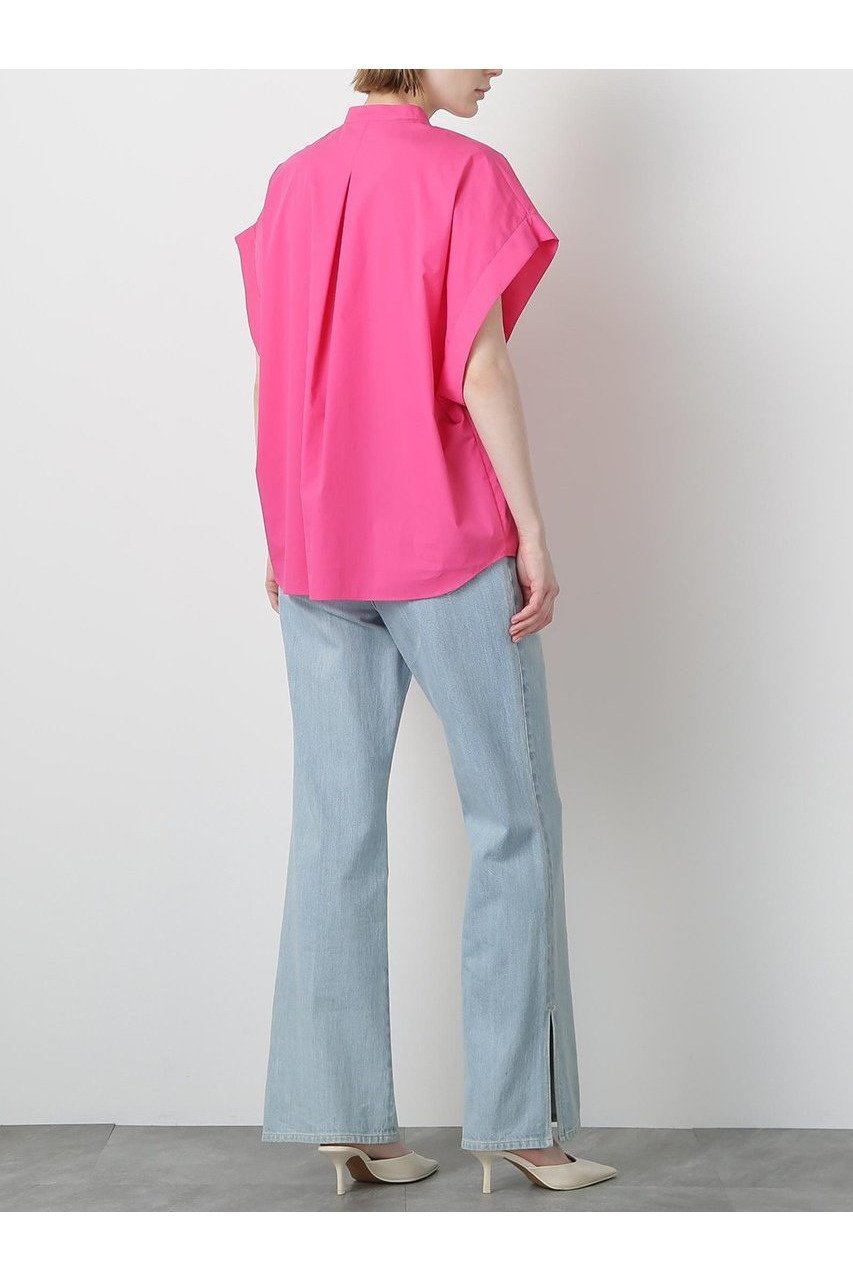 【ヒューエルミュージアム/hueLe Museum】の【STUMBLY】Big Cuff Blouse 人気、トレンドファッション・服の通販 founy(ファニー) 　ファッション　Fashion　レディースファッション　WOMEN　トップス・カットソー　Tops/Tshirt　シャツ/ブラウス　Shirts/Blouses　クール　Cool　ショート　Short　スリーブ　Sleeve　タイプライター　Typewriter　フロント　Front　エレガント 上品　Elegant　NEW・新作・新着・新入荷　New Arrivals　other-4|ID: prp329100004576635 ipo3291000000032412642
