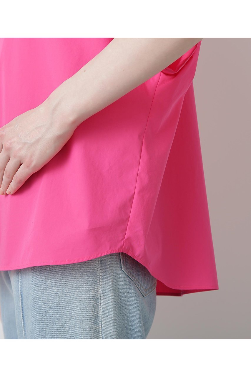 【ヒューエルミュージアム/hueLe Museum】の【STUMBLY】Big Cuff Blouse 人気、トレンドファッション・服の通販 founy(ファニー) 　ファッション　Fashion　レディースファッション　Fashion for Women　トップス・カットソー　Cut & Sew Tops　シャツ・ブラウス・オフィスカジュアル　Elegant Blouses & Button-Ups　クール　Cool, Chic　ショート　Short, Short Length　スリーブ　Sleeve, Long Sleeve / Short Sleeve　タイプライター　Typewriter Fabric, Crisp Cotton　フロント　Front, Front Design　エレガント 上品　Elegant　other-8|ID: prp329100004576635 ipo3291000000036393599