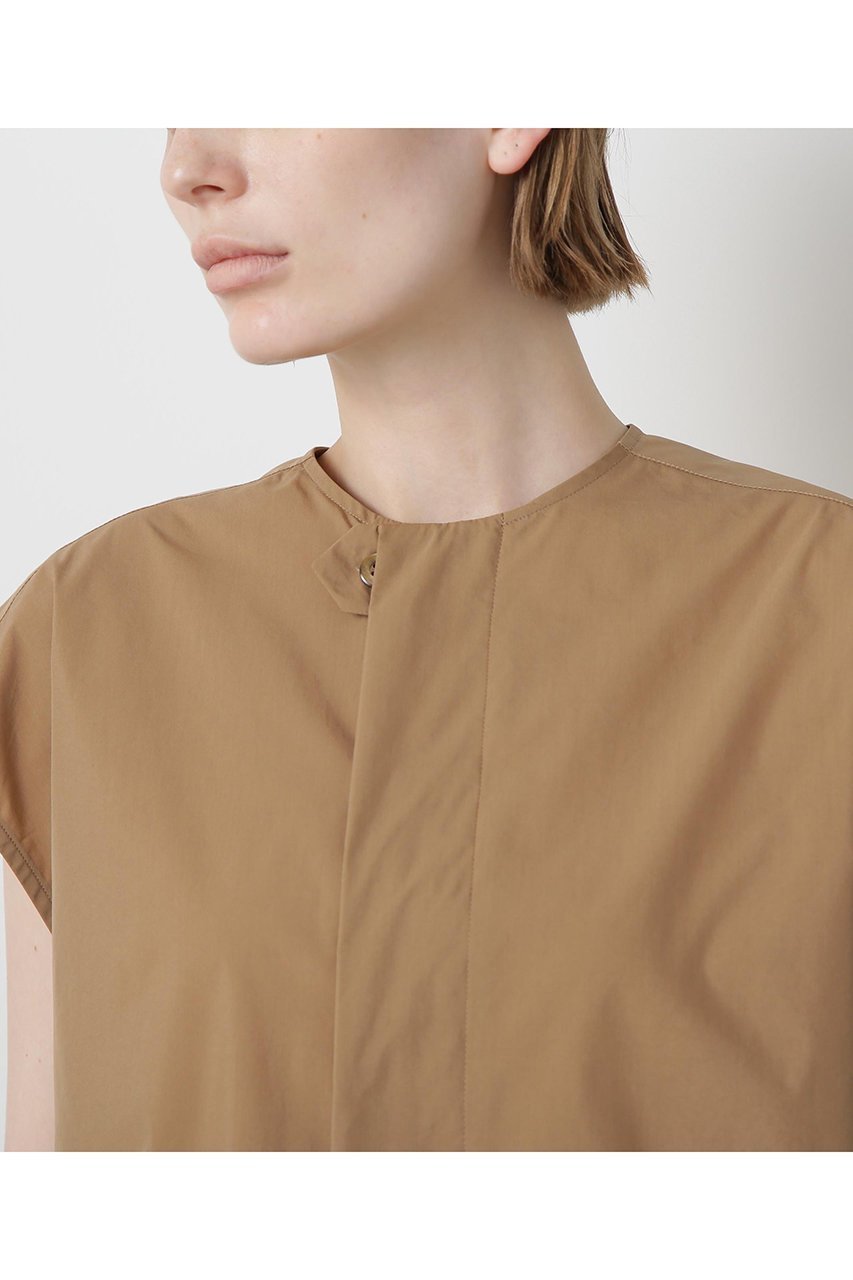 【ヒューエルミュージアム/hueLe Museum】の【STUMBLY】Roundneck Gilet Blouse 人気、トレンドファッション・服の通販 founy(ファニー) 　ファッション　Fashion　レディースファッション　WOMEN　アウター　Coat Outerwear　トップス・カットソー　Tops/Tshirt　シャツ/ブラウス　Shirts/Blouses　ベスト/ジレ　Gilets/Vests　ショート　Short　スリーブ　Sleeve　タフタ　Taffeta　フレンチ　French　フロント　Front　夏　Summer　NEW・新作・新着・新入荷　New Arrivals　other-5|ID: prp329100004576638 ipo3291000000032412664