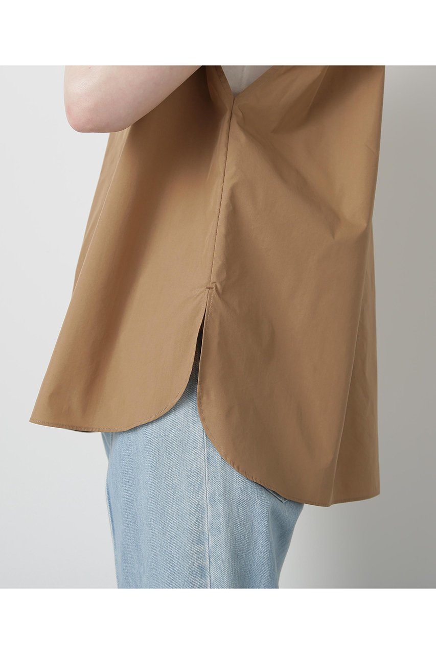 【ヒューエルミュージアム/hueLe Museum】の【STUMBLY】Roundneck Gilet Blouse 人気、トレンドファッション・服の通販 founy(ファニー) 　ファッション　Fashion　レディースファッション　WOMEN　アウター　Coat Outerwear　トップス・カットソー　Tops/Tshirt　シャツ/ブラウス　Shirts/Blouses　ベスト/ジレ　Gilets/Vests　ショート　Short　スリーブ　Sleeve　タフタ　Taffeta　フレンチ　French　フロント　Front　夏　Summer　NEW・新作・新着・新入荷　New Arrivals　other-7|ID: prp329100004576638 ipo3291000000032412666
