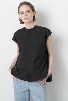 【ヒューエルミュージアム/hueLe Museum】の【STUMBLY】Roundneck Gilet Blouse ブラック|ID: prp329100004576638 ipo3291000000036393601
