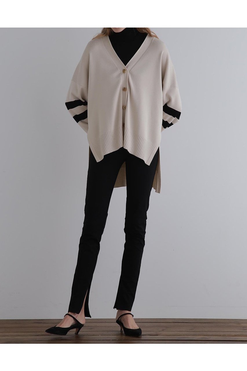 【ル フィル/LE PHIL】のオーバーサイズカーディガン 人気、トレンドファッション・服の通販 founy(ファニー) 　ファッション　Fashion　レディースファッション　WOMEN　トップス・カットソー　Tops/Tshirt　ニット　Knit Tops　カーディガン　Cardigans　カーディガン　Cardigan　スタンダード　Standard　スポーティ　Sporty　ベーシック　Basic　NEW・新作・新着・新入荷　New Arrivals　other-3|ID: prp329100004576640 ipo3291000000032412679
