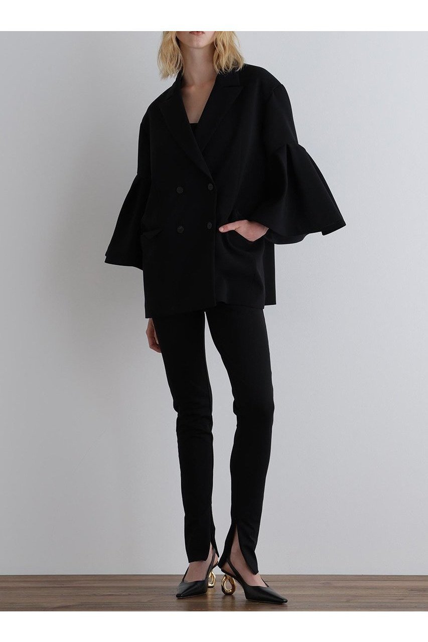 【ル フィル/LE PHIL】のコンフォートダブルクロスフレア袖ジャケット 人気、トレンドファッション・服の通販 founy(ファニー) 　ファッション　Fashion　レディースファッション　WOMEN　アウター　Coat Outerwear　ジャケット　Jackets　ジャケット　Jacket　ダブル　Double　フレア　Flare　ロング　Long　エレガント 上品　Elegant　今季　This Season　NEW・新作・新着・新入荷　New Arrivals　other-3|ID: prp329100004576643 ipo3291000000032412701