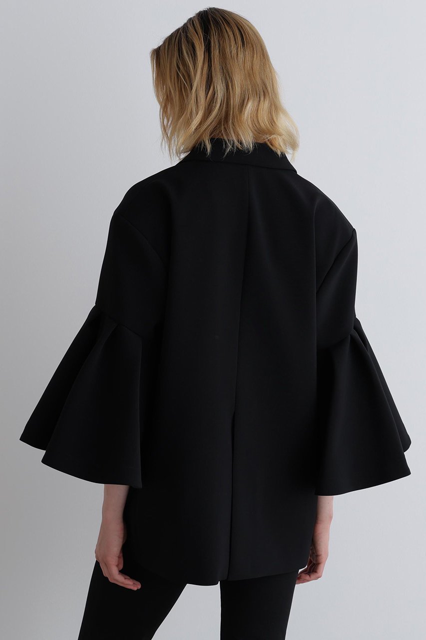 【ル フィル/LE PHIL】のコンフォートダブルクロスフレア袖ジャケット 人気、トレンドファッション・服の通販 founy(ファニー) 　ファッション　Fashion　レディースファッション　WOMEN　アウター　Coat Outerwear　ジャケット　Jackets　ジャケット　Jacket　ダブル　Double　フレア　Flare　ロング　Long　エレガント 上品　Elegant　今季　This Season　NEW・新作・新着・新入荷　New Arrivals　other-5|ID: prp329100004576643 ipo3291000000032412703