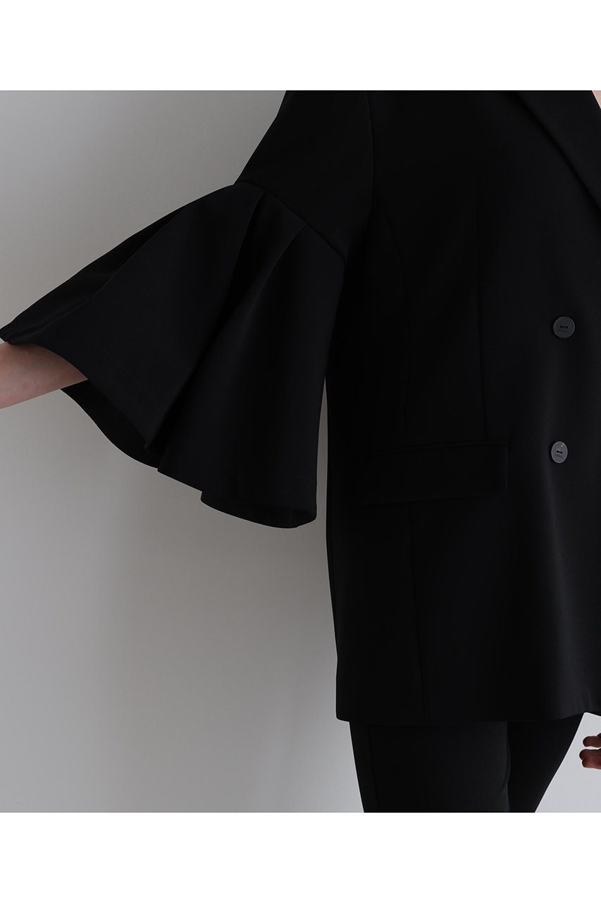 【ル フィル/LE PHIL】のコンフォートダブルクロスフレア袖ジャケット 人気、トレンドファッション・服の通販 founy(ファニー) 　ファッション　Fashion　レディースファッション　Fashion for Women　アウター　Coat / Outerwear Collection　レディースジャケット・軽アウター　Jackets　ジャケット　Jacket, Outerwear　ダブル　Double, Double-Breasted　フレア　Flare, Flared　ロング　Long, Long-Length　エレガント 上品　Elegant　今季　This Season, Current Season　other-8|ID: prp329100004576643 ipo3291000000035470493