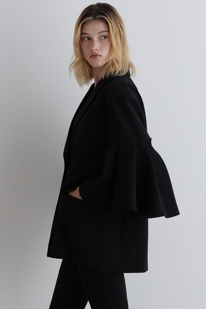 【ル フィル/LE PHIL】のコンフォートダブルクロスフレア袖ジャケット 人気、トレンドファッション・服の通販 founy(ファニー) 　ファッション　Fashion　レディースファッション　Fashion for Women　アウター　Coat / Outerwear Collection　レディースジャケット・軽アウター　Jackets　ジャケット　Jacket, Outerwear　ダブル　Double, Double-Breasted　フレア　Flare, Flared　ロング　Long, Long-Length　エレガント 上品　Elegant　今季　This Season, Current Season　other-4|ID: prp329100004576643 ipo3291000000035854106