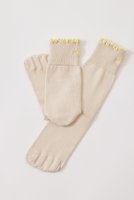 【ネテネ/NETENE】のシルクパーテーションソックス 人気、トレンドファッション・服の通販 founy(ファニー) ファッション Fashion レディースファッション WOMEN ソックス Socks レッグウェア Legwear シルク Silk ソックス Socks 人気 Popularity |ID:prp329100004576651