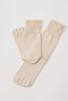 【ネテネ/NETENE】のシルクパーテーションソックス ナチュラル|ID: prp329100004576651 ipo3291000000034462625