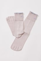 【ネテネ/NETENE】のシルクパーテーションソックス ライラック|ID: prp329100004576651 ipo3291000000034462626