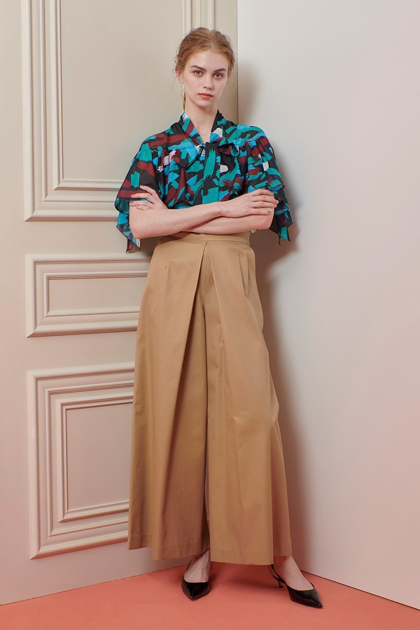 【アルアバイル/allureville】の【Loulou Willoughby】ギャバタックワイドパンツ 人気、トレンドファッション・服の通販 founy(ファニー) 　ファッション　Fashion　レディースファッション　Fashion for Women　パンツ　Pants & Trousers　2025年　2025　2025-2026秋冬・A/W　Autumn/Winter 2025–26 AW25–26　バランス　Balance, Style Balance　ポケット　Pocket, Pocket Detail　マキシ　Maxi, Full Length　ワイド　Wide, Wide Fit　A/W・秋冬　Autumn/Winter　other-8|ID: prp329100004576662 ipo3291000000032586796