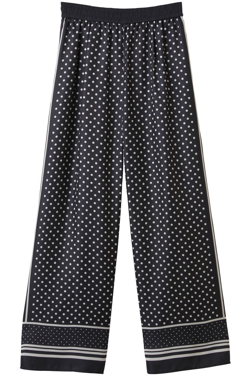 【アルアバイル/allureville】のパネルドットプリントパンツ インテリア・キッズ・メンズ・レディースファッション・服の通販 founy(ファニー) 　ファッション　Fashion　レディースファッション　WOMEN　パンツ　Pants　2025年　2025　おすすめ　Recommend　ギャザー　Gather　ストライプ　Stripe　セットアップ　Set Up　エレガント 上品　Elegant　夏　Summer　A/W・秋冬　Aw・Autumn/Winter・Fw・Fall-Winter　ネイビー|ID: prp329100004576665 ipo3291000000032412866