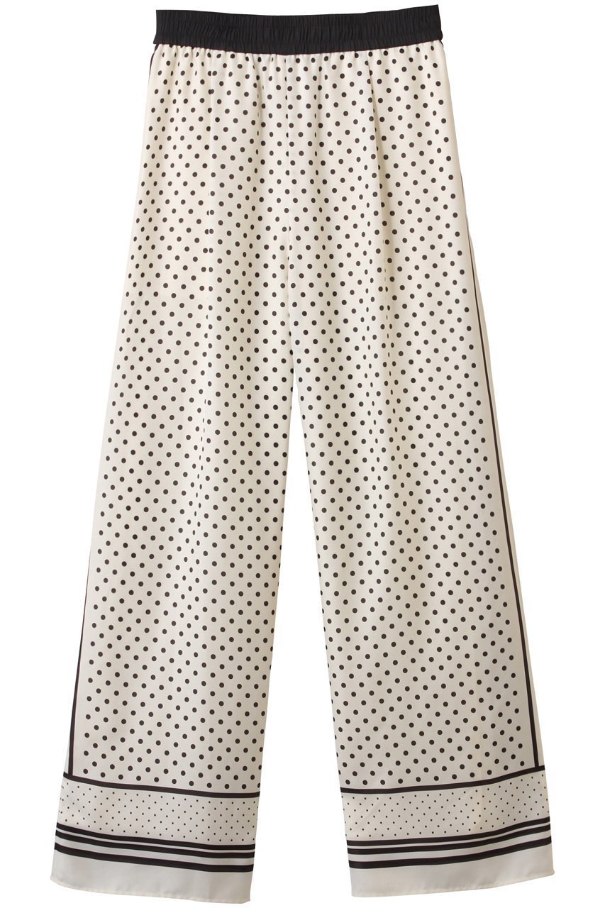【アルアバイル/allureville】のパネルドットプリントパンツ インテリア・キッズ・メンズ・レディースファッション・服の通販 founy(ファニー) 　ファッション　Fashion　レディースファッション　WOMEN　パンツ　Pants　2025年　2025　おすすめ　Recommend　ギャザー　Gather　ストライプ　Stripe　セットアップ　Set Up　エレガント 上品　Elegant　夏　Summer　A/W・秋冬　Aw・Autumn/Winter・Fw・Fall-Winter　ホワイト|ID: prp329100004576665 ipo3291000000032412868