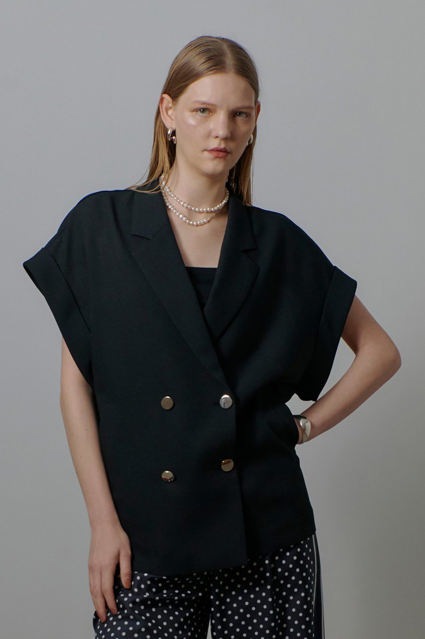 【アルアバイル/allureville】のスラブメッシュフレンチスリーブジャケット 人気、トレンドファッション・服の通販 founy(ファニー) 　ファッション　Fashion　レディースファッション　Fashion for Women　アウター　Coat / Outerwear Collection　レディースジャケット・軽アウター　Jackets　ジャケット　Jacket, Outerwear　メッシュ　Mesh, Net Fabric　エレガント 上品　Elegant　other-8|ID: prp329100004576666 ipo3291000000032586803