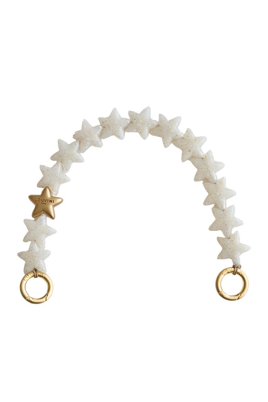 【ルヴィニ パリ/Louvini Paris】のハンドストラップ PETIT ETOILE インテリア・キッズ・メンズ・レディースファッション・服の通販 founy(ファニー) 　ファッション　Fashion　レディースファッション　Fashion for Women　チェーン　Chain, Chain Strap　ブレスレット　Bracelet, Wristband　モチーフ　Motif, Design Theme　WHITE|ID: prp329100004576676 ipo3291000000034886197