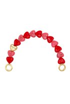 【ルヴィニ パリ/Louvini Paris】のハンドストラップ PETIT CUORE PINK-RED|ID: prp329100004576679 ipo3291000000032412949