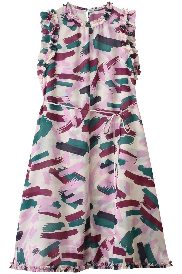 【アルアバイル/allureville】の【Loulou Willoughby】ブラッシュPTワンピース インテリア・キッズ・メンズ・レディースファッション・服の通販 founy(ファニー) https://founy.com/ ファッション Fashion レディースファッション Fashion for Women ワンピース Dresses チュニック Tunic Tops & Dresses チュニック Tunic, Long Top フェミニン Feminine, Girly フリル Frill, Ruffle リボン Ribbon, Bow ロング Long, Long-Length |ID: prp329100004576705 ipo3291000000036178891