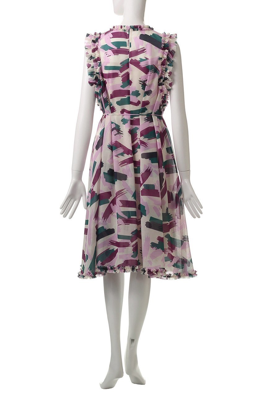 【アルアバイル/allureville】の【Loulou Willoughby】ブラッシュPTワンピース 人気、トレンドファッション・服の通販 founy(ファニー) 　ファッション　Fashion　レディースファッション　Fashion for Women　ワンピース　Dresses　チュニック　Tunic Tops & Dresses　チュニック　Tunic, Long Top　フェミニン　Feminine, Girly　フリル　Frill, Ruffle　リボン　Ribbon, Bow　ロング　Long, Long-Length　other-4|ID: prp329100004576705 ipo3291000000036233964