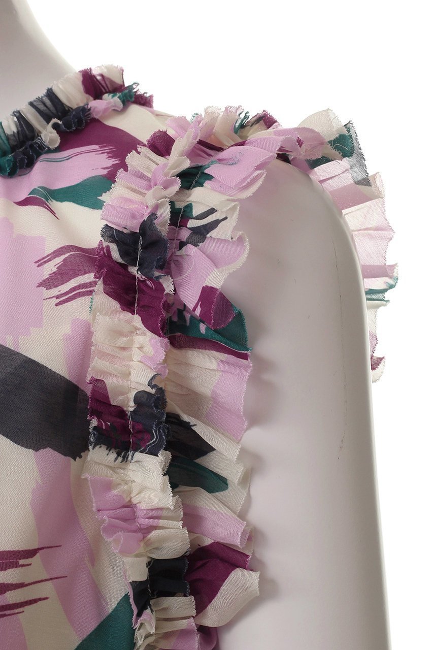 【アルアバイル/allureville】の【Loulou Willoughby】ブラッシュPTワンピース 人気、トレンドファッション・服の通販 founy(ファニー) 　ファッション　Fashion　レディースファッション　Fashion for Women　ワンピース　Dresses　チュニック　Tunic Tops & Dresses　チュニック　Tunic, Long Top　フェミニン　Feminine, Girly　フリル　Frill, Ruffle　リボン　Ribbon, Bow　ロング　Long, Long-Length　other-6|ID: prp329100004576705 ipo3291000000036233966