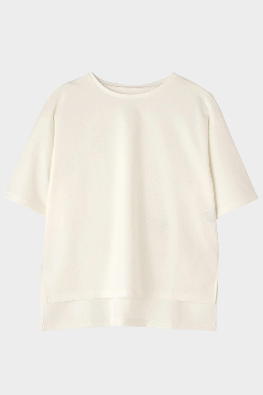 【ル フィル/LE PHIL】のパーフェクトTコンパクトポンチ インテリア・キッズ・メンズ・レディースファッション・服の通販 founy(ファニー) 　ファッション　Fashion　レディースファッション　Fashion for Women　トップス・カットソー　Cut & Sew Tops　シャツ・ブラウス・オフィスカジュアル　Elegant Blouses & Button-Ups　ロングTシャツ・Tシャツ　Longline T-Shirts & Tees　カットソー・ベーシックTシャツ　Cut-and-Sewn Tops / Stretch Tees & Basics　おすすめ　Recommended / Our Picks　コンパクト　Compact, Small Size　ショート　Short, Short Length　シンプル　Simple, Minimal　ジャケット　Jacket, Outerwear　スタンダード　Standard, Basic　ストレッチ　Stretch, Stretchy Fabric　スリット　Slit, Slit Detail　スリーブ　Sleeve, Long Sleeve / Short Sleeve　セットアップ　Set-Up, Coordinated Outfit　フィット　Fit, Slim Fit　ベーシック　Basic, Essential　半袖　Short Sleeve, Half Sleeve　ホワイト|ID: prp329100004576707 ipo3291000000035488238