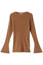 【ネテネ/NETENE】のFIKAランダムリブニット ロングフレアスリーブ 人気、トレンドファッション・服の通販 founy(ファニー) ファッション Fashion レディースファッション WOMEN トップス・カットソー Tops/Tshirt ニット Knit Tops シャツ/ブラウス Shirts/Blouses ロング / Tシャツ T-Shirts カットソー Cut and Sewn インナー Inner シンプル Simple スリーブ Sleeve フレア Flare フロント Front リブニット Rib Knit ロング Long thumbnail アンバー|ID: prp329100004576708 ipo3291000000032413142