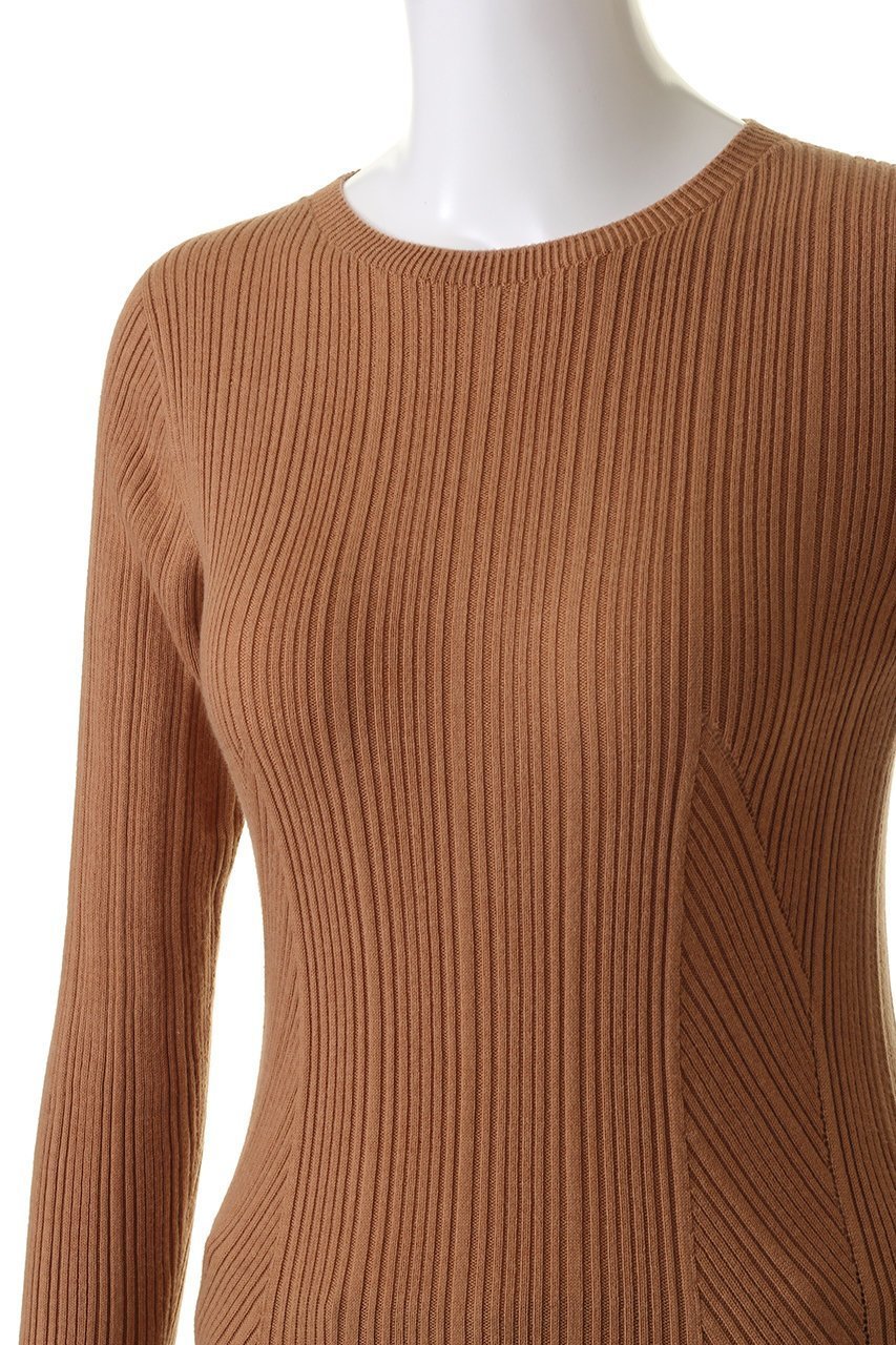 【ネテネ/NETENE】のFIKAランダムリブニット ロングフレアスリーブ 人気、トレンドファッション・服の通販 founy(ファニー) 　ファッション　Fashion　レディースファッション　WOMEN　トップス・カットソー　Tops/Tshirt　ニット　Knit Tops　シャツ/ブラウス　Shirts/Blouses　ロング / Tシャツ　T-Shirts　カットソー　Cut and Sewn　インナー　Inner　シンプル　Simple　スリーブ　Sleeve　フレア　Flare　フロント　Front　リブニット　Rib Knit　ロング　Long　other-5|ID: prp329100004576708 ipo3291000000032413147
