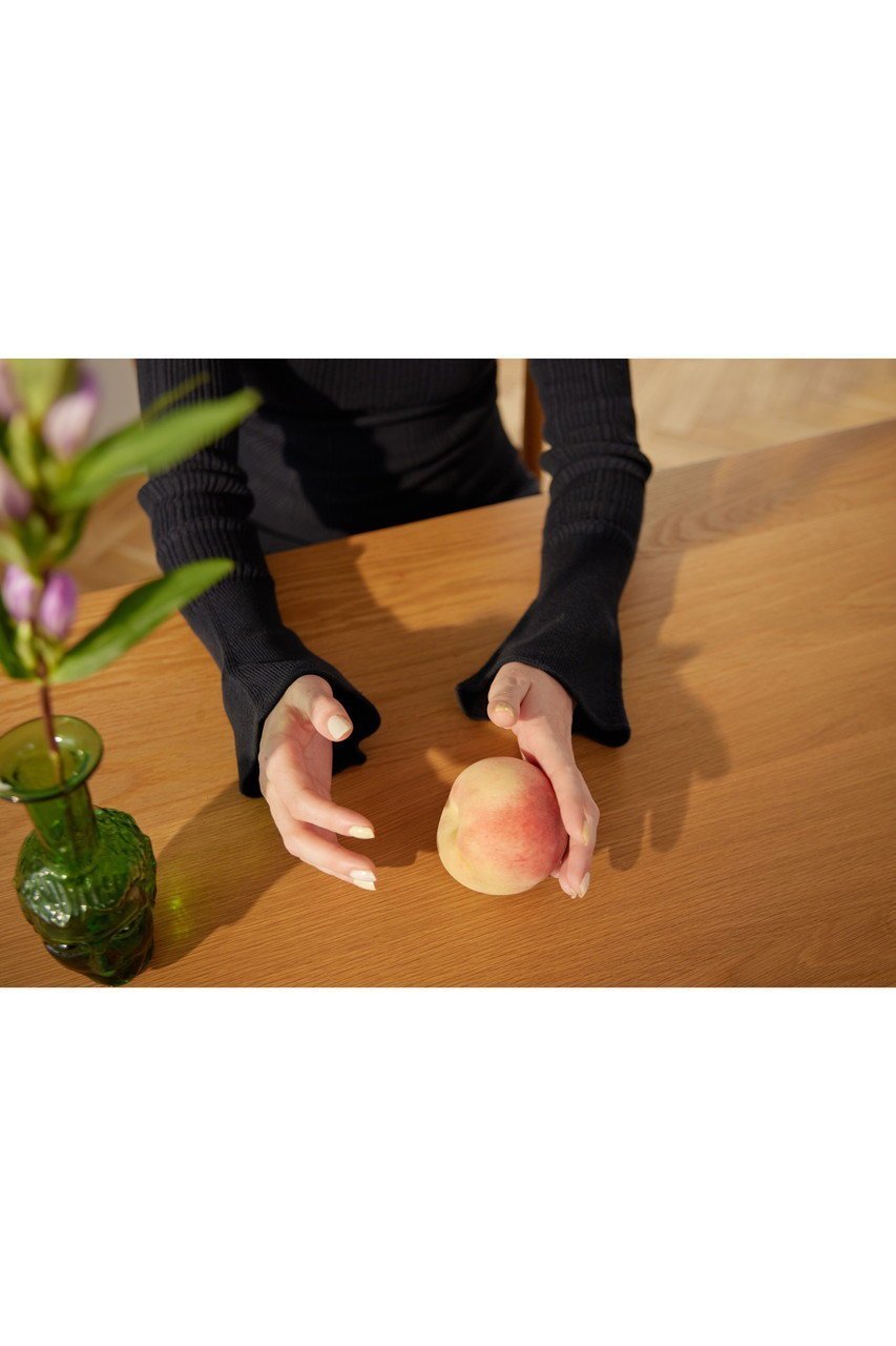 【ネテネ/NETENE】のFIKAランダムリブニット ロングフレアスリーブ 人気、トレンドファッション・服の通販 founy(ファニー) 　ファッション　Fashion　レディースファッション　WOMEN　トップス・カットソー　Tops/Tshirt　ニット　Knit Tops　シャツ/ブラウス　Shirts/Blouses　ロング / Tシャツ　T-Shirts　カットソー　Cut and Sewn　インナー　Inner　シンプル　Simple　スリーブ　Sleeve　フレア　Flare　フロント　Front　リブニット　Rib Knit　ロング　Long　other-8|ID: prp329100004576708 ipo3291000000032413150