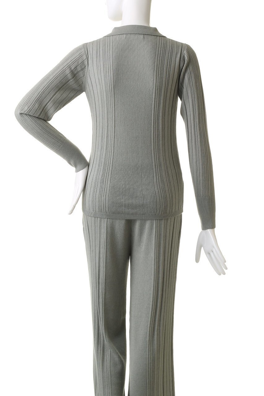 【ネテネ/NETENE】のFIKAランダムリブニットポロ 人気、トレンドファッション・服の通販 founy(ファニー) 　ファッション　Fashion　レディースファッション　WOMEN　トップス・カットソー　Tops/Tshirt　ニット　Knit Tops　プルオーバー　Pullover　インナー　Inner　ランダム　Random　リブニット　Rib Knit　リラックス　Relax　再入荷　Restock/Back In Stock/Re Arrival　other-4|ID: prp329100004576710 ipo3291000000032413169