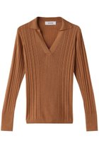 【ネテネ/NETENE】のFIKAランダムリブニットポロ 人気、トレンドファッション・服の通販 founy(ファニー) ファッション Fashion レディースファッション Fashion for Women トップス・カットソー Cut & Sew Tops ニット Knit Tops & Sweaters カジュアルプルオーバー・ニットトップス Pullovers & Knit Tops / Casual Pullovers インナー Innerwear ランダム Random, Irregular リブニット Rib Knit, Ribbed Knit リラックス Relax, Relaxed Fit thumbnail アンバー|ID: prp329100004576710 ipo3291000000035728790