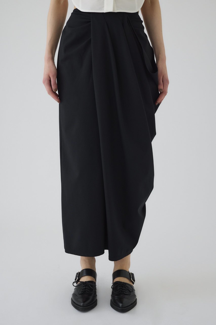 【リムアーク/RIM.ARK】の【6/18 10:00販売開始】Cut drape SK/スカート インテリア・キッズ・メンズ・レディースファッション・服の通販 founy(ファニー) 　ファッション　Fashion　レディースファッション　WOMEN　スカート　Skirt　ロングスカート　Long Skirt　おすすめ　Recommend　アシンメトリー　Asymmetry　カットソー　Cut And Sew　スマート　Smart　セットアップ　Set Up　ドレープ　Drape　モダン　Modern　ロング　Long　NEW・新作・新着・新入荷　New Arrivals　ブラック|ID: prp329100004577574 ipo3291000000032423347