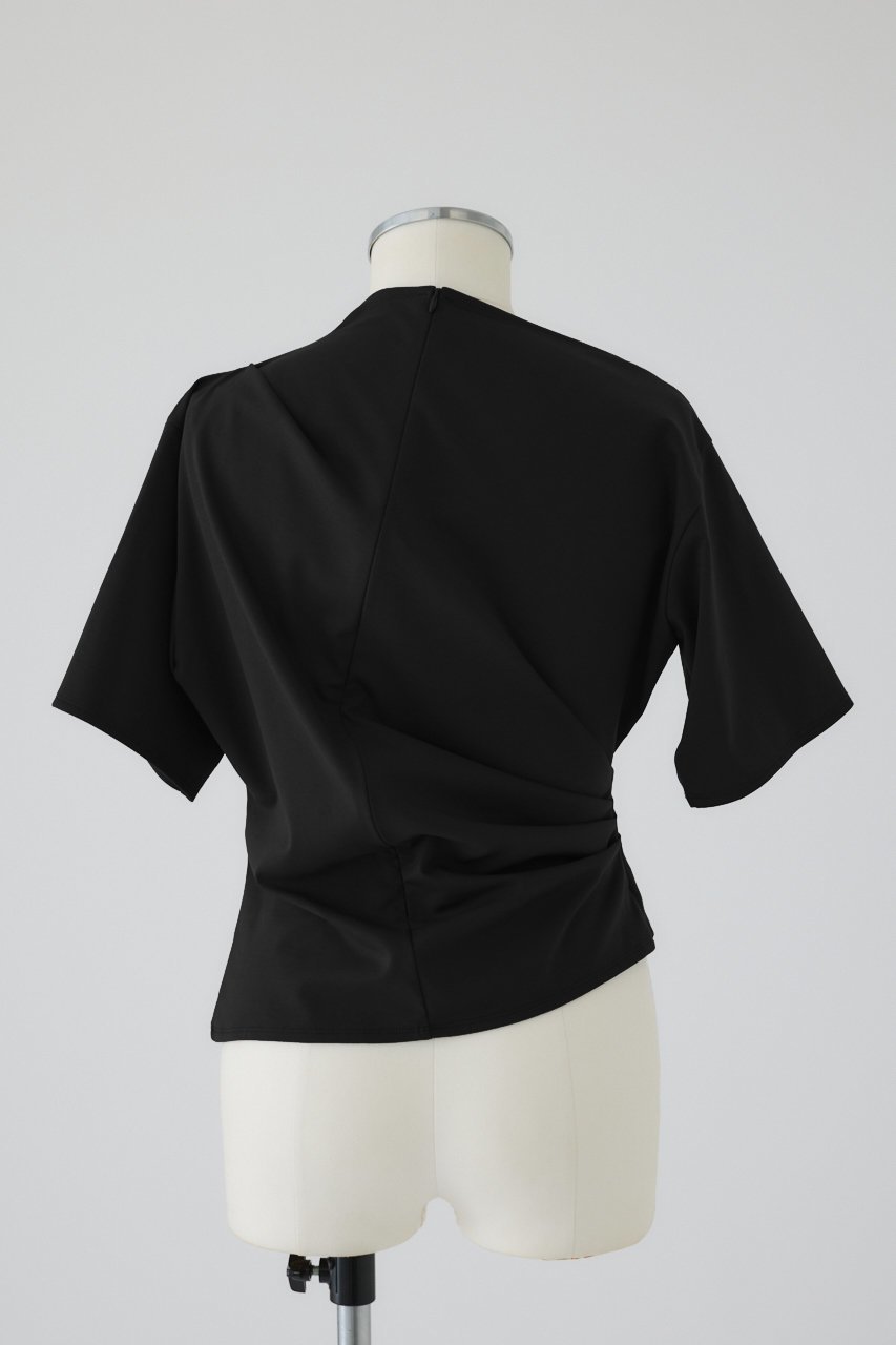 【リムアーク/RIM.ARK】の【6/18 10:00販売開始】Asymmetry tuck cut tops/トップス 人気、トレンドファッション・服の通販 founy(ファニー) 　ファッション　Fashion　レディースファッション　WOMEN　トップス・カットソー　Tops/Tshirt　シャツ/ブラウス　Shirts/Blouses　ロング / Tシャツ　T-Shirts　カットソー　Cut and Sewn　アシンメトリー　Asymmetry　カットソー　Cut And Sew　ショート　Short　スマート　Smart　スリーブ　Sleeve　セットアップ　Set Up　ドレープ　Drape　モダン　Modern　NEW・新作・新着・新入荷　New Arrivals　other-4|ID: prp329100004577576 ipo3291000000032423365