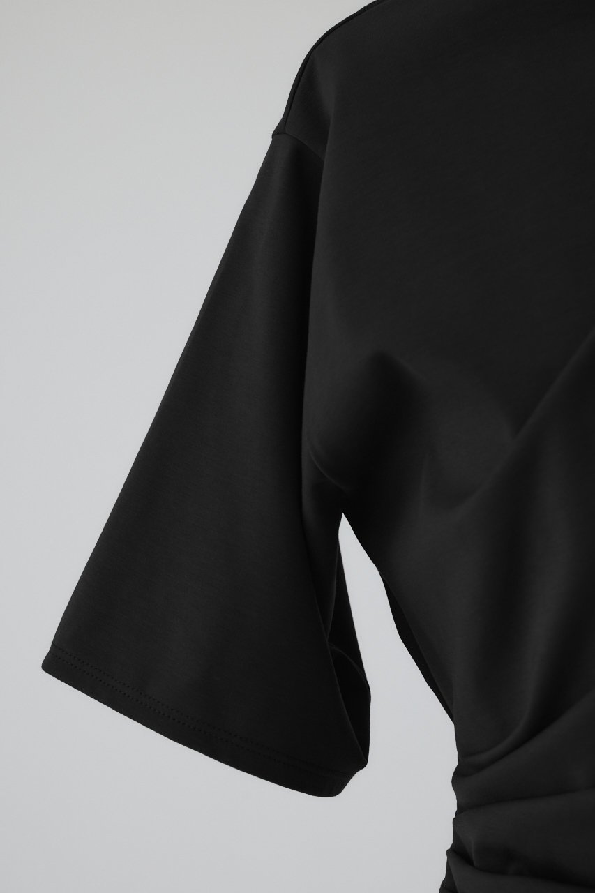 【リムアーク/RIM.ARK】のAsymmetry tuck cut tops/トップス 人気、トレンドファッション・服の通販 founy(ファニー) 　ファッション　Fashion　レディースファッション　Fashion for Women　トップス・カットソー　Cut & Sew Tops　シャツ・ブラウス・オフィスカジュアル　Elegant Blouses & Button-Ups　ロングTシャツ・Tシャツ　Longline T-Shirts & Tees　カットソー・ベーシックTシャツ　Cut-and-Sewn Tops / Stretch Tees & Basics　アシンメトリー　Asymmetrical Style　カットソー　Cut and Sewn Top　ショート　Short, Short Length　スマート　Smart, Elegant　スリーブ　Sleeve, Long Sleeve / Short Sleeve　セットアップ　Set-Up, Coordinated Outfit　ドレープ　Drape, Draping Fabric　モダン　Modern, Contemporary　other-7|ID: prp329100004577576 ipo3291000000035790244