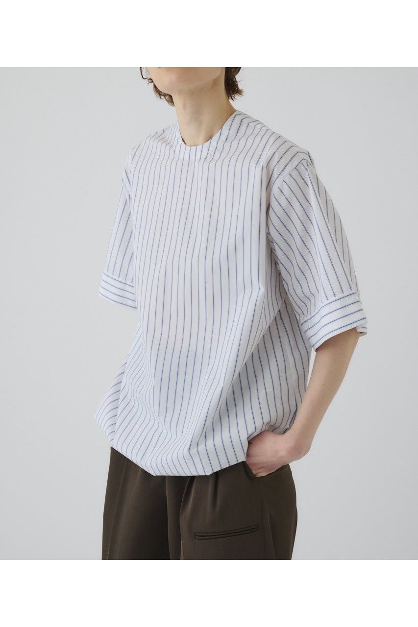 【リムアーク/RIM.ARK】の【6/18 10:00販売開始】Drawstring big tops/トップス 人気、トレンドファッション・服の通販 founy(ファニー) 　ファッション　Fashion　レディースファッション　WOMEN　トップス・カットソー　Tops/Tshirt　シャツ/ブラウス　Shirts/Blouses　ロング / Tシャツ　T-Shirts　カットソー　Cut and Sewn　ショート　Short　シンプル　Simple　ストライプ　Stripe　スリーブ　Sleeve　バルーン　Balloon　リラックス　Relax　夏　Summer　NEW・新作・新着・新入荷　New Arrivals　other-3|ID: prp329100004577578 ipo3291000000032423382