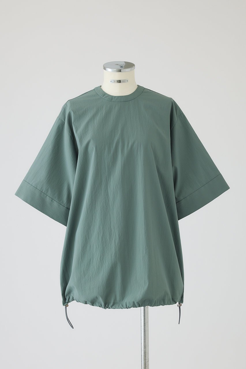 【リムアーク/RIM.ARK】のDrawstring big tops/トップス インテリア・キッズ・メンズ・レディースファッション・服の通販 founy(ファニー)  ファッション Fashion レディースファッション Fashion for Women トップス・カットソー Cut & Sew Tops シャツ・ブラウス・オフィスカジュアル Elegant Blouses & Button-Ups ロングTシャツ・Tシャツ Longline T-Shirts & Tees カットソー・ベーシックTシャツ Cut-and-Sewn Tops / Stretch Tees & Basics ショート Short, Short Length シンプル Simple, Minimal ストライプ Stripe, Striped Pattern スリーブ Sleeve, Long Sleeve / Short Sleeve バルーン Balloon, Balloon Silhouette リラックス Relax, Relaxed Fit 夏 Summer ライトグリーン|ID: prp329100004577578 ipo3291000000033937648