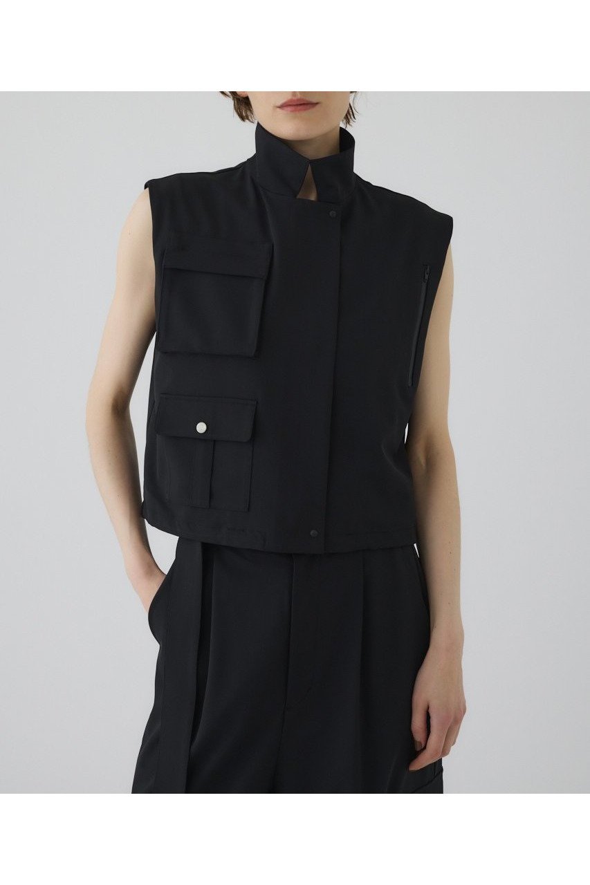 【リムアーク/RIM.ARK】の【6/18 10:00販売開始】Tech vest tops/ベスト インテリア・キッズ・メンズ・レディースファッション・服の通販 founy(ファニー) 　ファッション　Fashion　レディースファッション　WOMEN　アウター　Coat Outerwear　ジャケット　Jackets　おすすめ　Recommend　ジャケット　Jacket　スポーティ　Sporty　セットアップ　Set Up　ベスト　Vest　ポケット　Pocket　メッシュ　Mesh　エレガント 上品　Elegant　NEW・新作・新着・新入荷　New Arrivals　ブラック|ID: prp329100004577581 ipo3291000000032423393