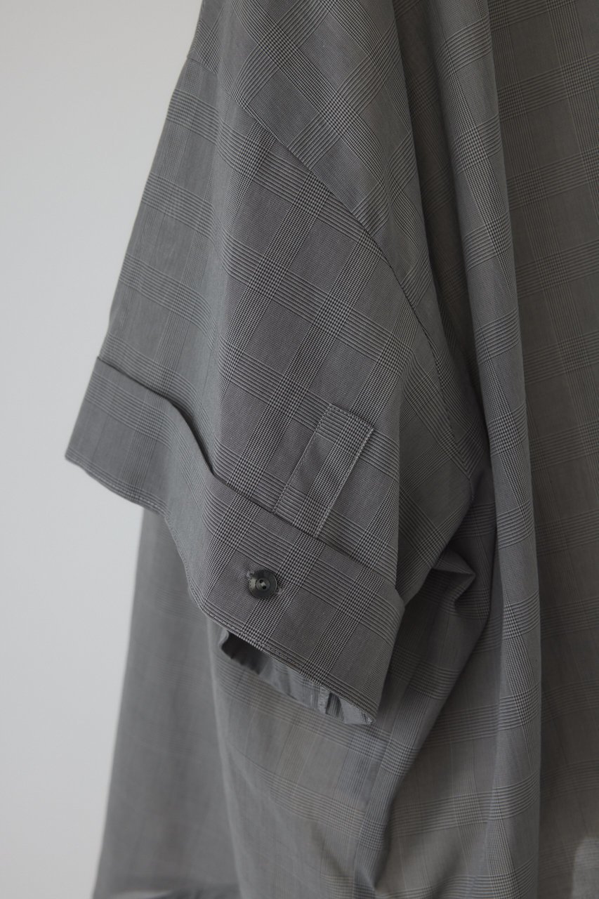 【リムアーク/RIM.ARK】のOversized check pattern SH/シャツ 人気、トレンドファッション・服の通販 founy(ファニー) 　ファッション　Fashion　レディースファッション　Fashion for Women　トップス・カットソー　Cut & Sew Tops　シャツ・ブラウス・オフィスカジュアル　Elegant Blouses & Button-Ups　エアリー　Airy Texture　クラシカル　Classical, Vintage-Inspired　ショート　Short, Short Length　スリーブ　Sleeve, Long Sleeve / Short Sleeve　チェック　Check, Plaid, Tartan　バランス　Balance, Style Balance　other-7|ID: prp329100004577583 ipo3291000000035790256