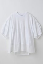 【ナゴンスタンス/nagonstans】のソフト天竺 WovenコンビT/SH Tシャツ 人気、トレンドファッション・服の通販 founy(ファニー) ファッション Fashion レディースファッション Ladies' Fashion Online トップス・カットソー Tops/Tshirt シャツ/ブラウス Shirts/Blouses ロング / Tシャツ T-Shirts カットソー Cut and Sewn カットソー Cut And Sew コンビ Combination ショート Short スリーブ Sleeve リラックス Relax 再入荷 Restock/Back In Stock/Re Arrival thumbnail Salt|ID: prp329100004577585 ipo3291000000032423422