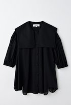 【エンフォルド/ENFOLD】のSAILOR-COLOR BLOUSE/ブラウス 人気、トレンドファッション・服の通販 founy(ファニー) ファッション Fashion レディースファッション Ladies' Fashion Online トップス・カットソー Tops/Tshirt シャツ/ブラウス Shirts/Blouses おすすめ Recommend クラシカル Classical ショート Short スクエア Square スリーブ Sleeve セットアップ Set Up フレア Flare エレガント 上品 Elegant 再入荷 Restock/Back In Stock/Re Arrival thumbnail ブラック|ID: prp329100004577599 ipo3291000000032423484