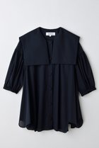 【エンフォルド/ENFOLD】のSAILOR-COLOR BLOUSE/ブラウス 人気、トレンドファッション・服の通販 founy(ファニー) ファッション Fashion レディースファッション Ladies' Fashion Online トップス・カットソー Tops/Tshirt シャツ/ブラウス Shirts/Blouses おすすめ Recommend クラシカル Classical ショート Short スクエア Square スリーブ Sleeve セットアップ Set Up フレア Flare エレガント 上品 Elegant 再入荷 Restock/Back In Stock/Re Arrival thumbnail ネイビー|ID: prp329100004577599 ipo3291000000032423485