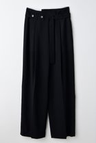 【エンフォルド/ENFOLD】のBELT WIDE-STRAIGHT TROUSERS/トラウザー・パンツ 人気、トレンドファッション・服の通販 founy(ファニー) ファッション Fashion レディースファッション Ladies' Fashion Online パンツ Pants 2024年 2024 2024春夏・S/S Ss,Spring/Summer,2024 ストレート Straight リラックス Relax ワイド Wide 再入荷 Restock/Back In Stock/Re Arrival thumbnail ブラック|ID: prp329100004577602 ipo3291000000032423496