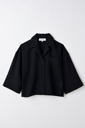 【エンフォルド/ENFOLD】のOPEN-COLLAR CROPPED SHIRTS/シャツ 人気、トレンドファッション・服の通販 founy(ファニー) ファッション Fashion レディースファッション Fashion for Women トップス・カットソー Cut & Sew Tops シャツ・ブラウス・オフィスカジュアル Elegant Blouses & Button-Ups おすすめ Recommended / Our Picks クロップド Cropped, Short Length ストレート Straight, Straight Cut スリーブ Sleeve, Long Sleeve / Short Sleeve セットアップ Set-Up, Coordinated Outfit バランス Balance, Style Balance ロング Long, Long-Length エレガント 上品 Elegant |ID:prp329100004577603