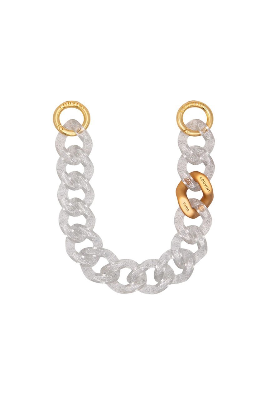 【ルヴィニ パリ/Louvini Paris】のハンドストラップ PETIT ZOE インテリア・キッズ・メンズ・レディースファッション・服の通販 founy(ファニー) ファッション Fashion レディースファッション Fashion for Women チェーン Chain, Chain Strap チャーム Charm, Pendant ブレスレット Bracelet, Wristband ラップ Wrap, Wrap Design TRANSPARENT GLITTER|ID: prp329100004577608 ipo3291000000034778698